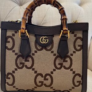 Gucci Diana Jumbo GG Tote Bag